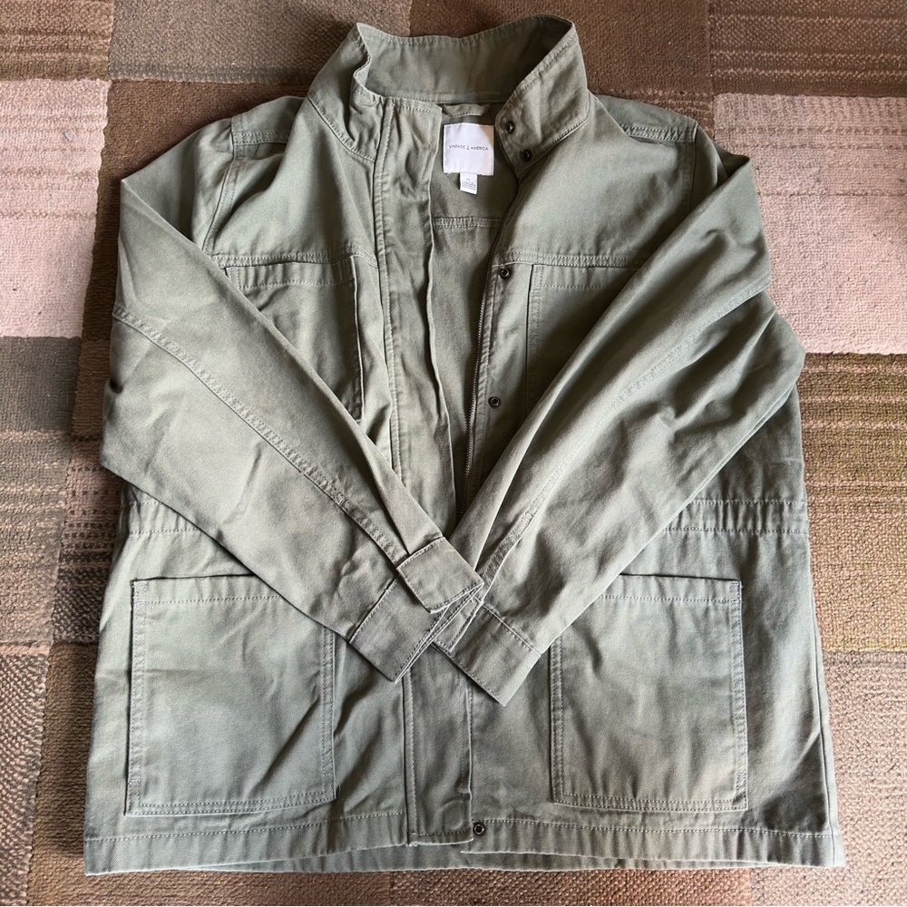 Vintage America Olive Field Jacket